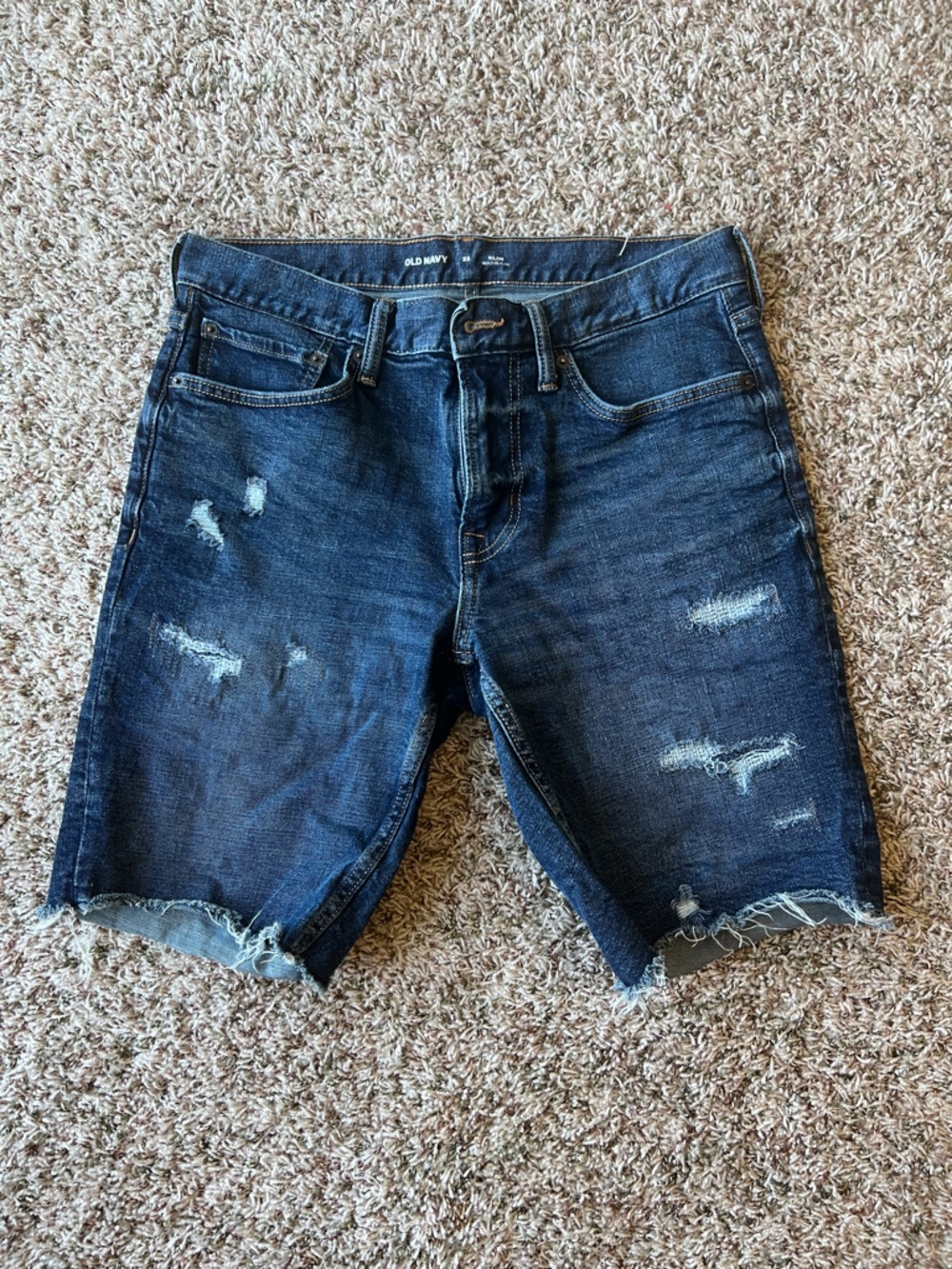 Old Navy Blue Denim Slim Jean Shorts